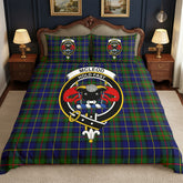 McLeod of Harris Modern Tartan Crest Bedding Set