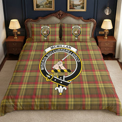 McMillan Old Weathered Tartan Crest Bedding Set