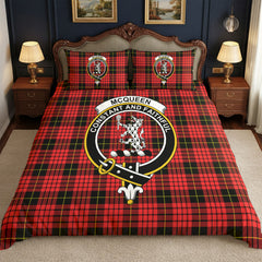 McQueen Modern Tartan Crest Bedding Set