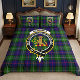 McThomas Modern Tartan Crest Bedding Set