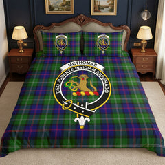 McThomas Modern Tartan Crest Bedding Set