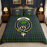 Mowat Modern Tartan Crest Bedding Set