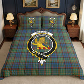 Nicolson Hunting Ancient Tartan Crest Bedding Set