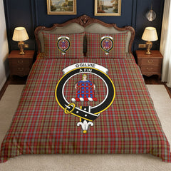 Ogilvie Tartan Crest Bedding Set