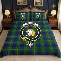Oliphant Modern Tartan Crest Bedding Set