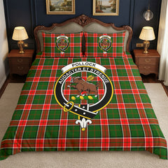 Pollock Tartan Crest Bedding Set