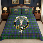 Robertson Hunting Modern Tartan Crest Bedding Set