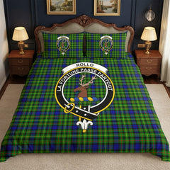 Rollo Modern Tartan Crest Bedding Set