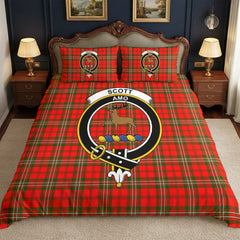 Scott Modern Tartan Crest Bedding Set