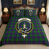 Shaw Modern Tartan Crest Bedding Set