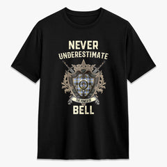 Bell of the Borders Tartan Crest 2D T-shirt - Never Underestimate Style