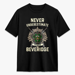 Beveridge Tartan Crest 2D T-shirt - Never Underestimate Style