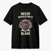 Blane Tartan Crest 2D T-shirt - Never Underestimate Style