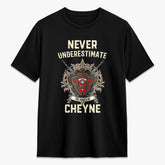 Cheyne Tartan Crest 2D T-shirt - Never Underestimate Style