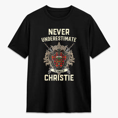 Christie Tartan Crest 2D T-shirt - Never Underestimate Style