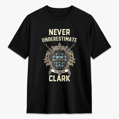 Clark Ancient Tartan Crest 2D T-shirt - Never Underestimate Style