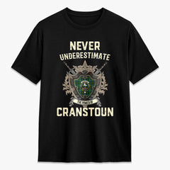 Cranstoun Tartan Crest 2D T-shirt - Never Underestimate Style