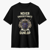 Dunlop Modern Tartan Crest 2D T-shirt - Never Underestimate Style