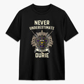 Durie Tartan Crest 2D T-shirt - Never Underestimate Style