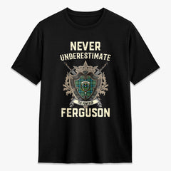 Ferguson Ancient Tartan Crest 2D T-shirt - Never Underestimate Style