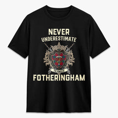 Fotheringham Tartan Crest 2D T-shirt - Never Underestimate Style
