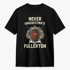 Fullerton Tartan Crest 2D T-shirt - Never Underestimate Style