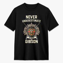 Gibson Tartan Crest 2D T-shirt - Never Underestimate Style