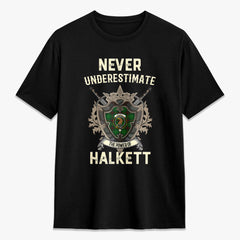 Halkett Tartan Crest 2D T-shirt - Never Underestimate Style