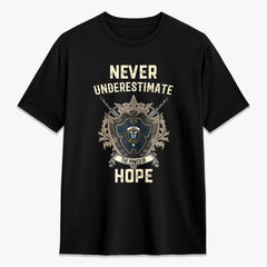 Hope Tartan Crest 2D T-shirt - Never Underestimate Style