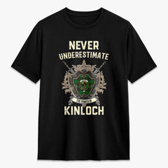 Kinloch Tartan Crest 2D T-shirt - Never Underestimate Style