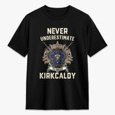 Kirkcaldy Tartan Crest 2D T-shirt - Never Underestimate Style