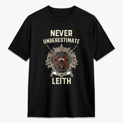 Leith Tartan Crest 2D T-shirt - Never Underestimate Style