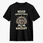 MacDuff Dress Ancient Tartan Crest 2D T-shirt - Never Underestimate Style