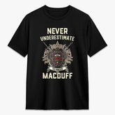 MacDuff Hunting Modern Tartan Crest 2D T-shirt - Never Underestimate Style