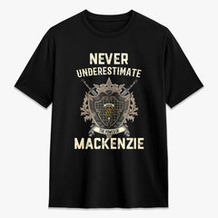 MacKenzie Weathered Tartan Crest 2D T-shirt - Never Underestimate Style