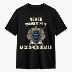 McCorquodale Tartan Crest 2D T-shirt - Never Underestimate Style