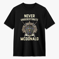 McDonald Ancient Tartan Crest 2D T-shirt - Never Underestimate Style