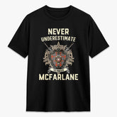 McFarlane Ancient Tartan Crest 2D T-shirt - Never Underestimate Style