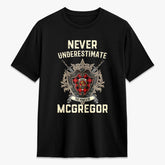 McGregor Rob Roy Modern Tartan Crest 2D T-shirt - Never Underestimate Style