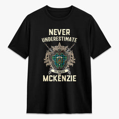 McKenzie Ancient Tartan Crest 2D T-shirt - Never Underestimate Style