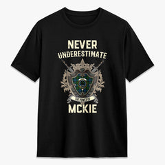 McKie Tartan Crest 2D T-shirt - Never Underestimate Style