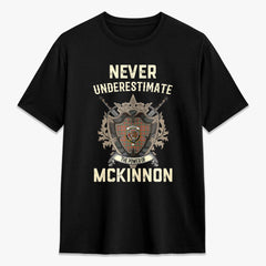McKinnon Ancient Tartan Crest 2D T-shirt - Never Underestimate Style