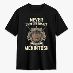 McKintosh Ancient Tartan Crest 2D T-shirt - Never Underestimate Style