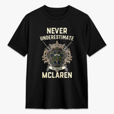 McLaren Modern Tartan Crest 2D T-shirt - Never Underestimate Style