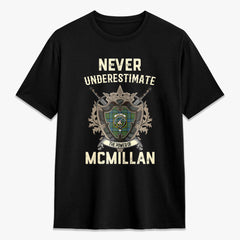 McMillan Hunting Ancient Tartan Crest 2D T-shirt - Never Underestimate Style