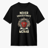 McNab Modern Tartan Crest 2D T-shirt - Never Underestimate Style