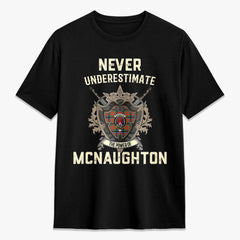 McNaughton Ancient Tartan Crest 2D T-shirt - Never Underestimate Style