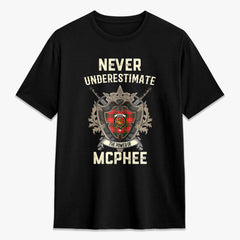 McPhee Tartan Crest 2D T-shirt - Never Underestimate Style