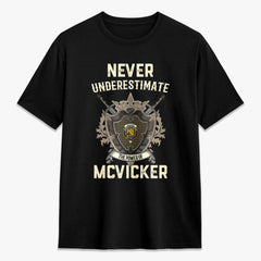 McVicker Tartan Crest 2D T-shirt - Never Underestimate Style