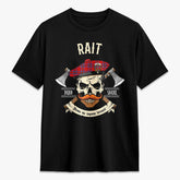 Rait Tartan Crest 2D T-shirt - Alba Skull Style